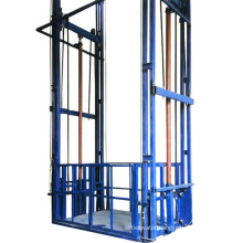 Guide rail hydraulic goods lift hydraulic cargo lift with factory price